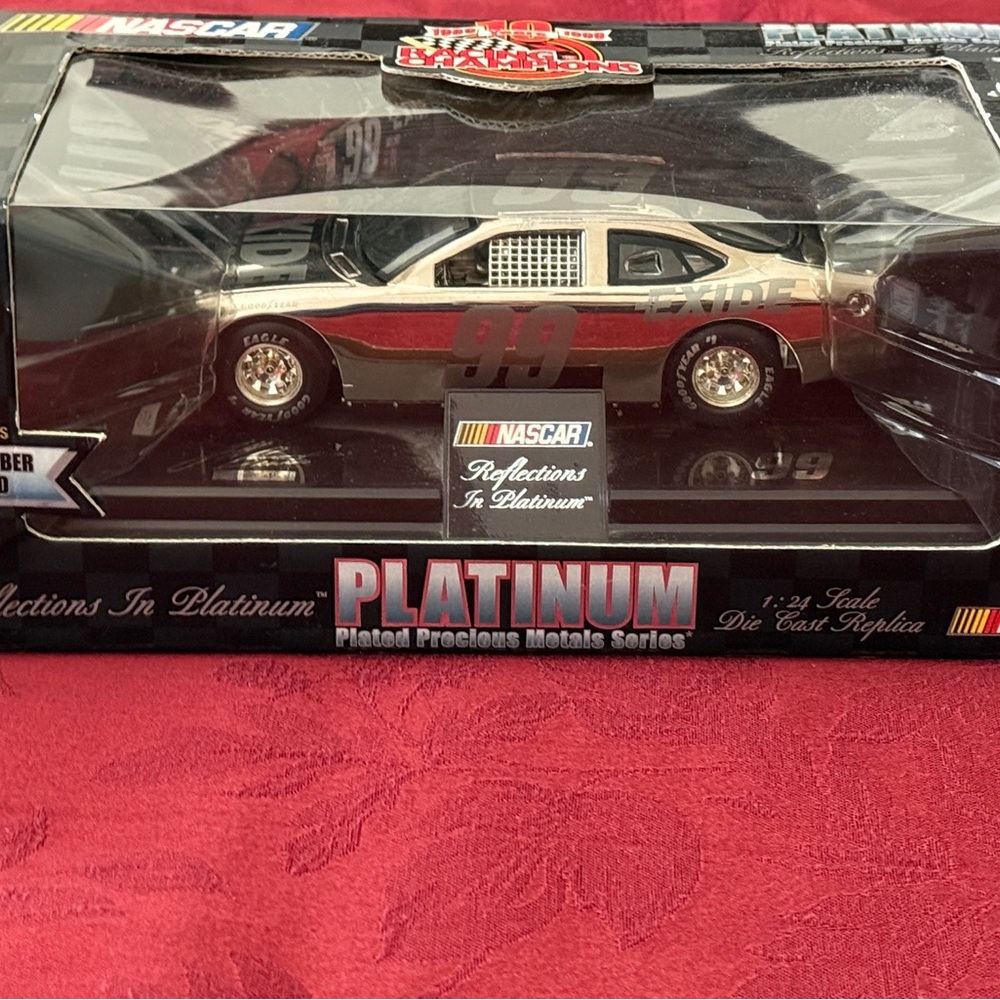 Jeff Burton’s  #99 NASCAR Platinum Die-Cast Car Racing Champions 1:24 Scale